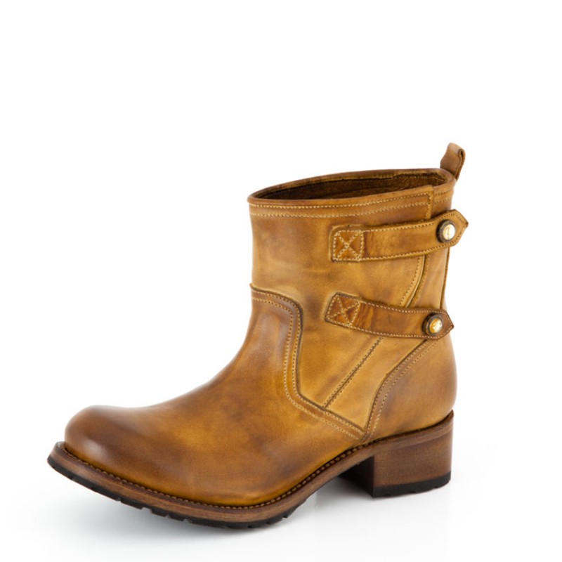  Damen Stiefelette Sancho Abarca 2299 Arenas - Tintar Cuero braun